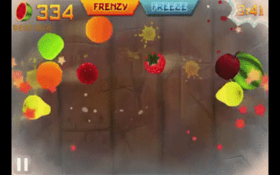 Salada de frutas Fruit Ninja
