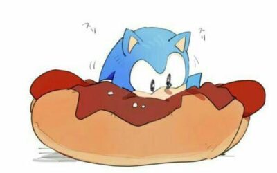Hot Dog apimentado Sonic the hedgehog