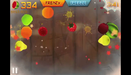 Salada de frutas Fruit Ninja