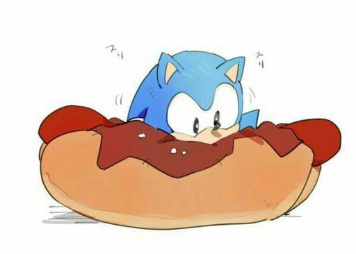 Hot Dog apimentado Sonic the hedgehog